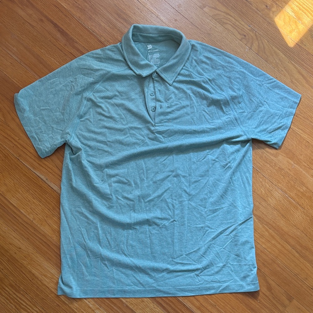 Men's Blue/green Polo Shirt